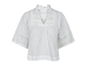 Neo Noir siama S voile blouse 120 White