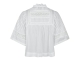 Neo Noir siama S voile blouse 120 White