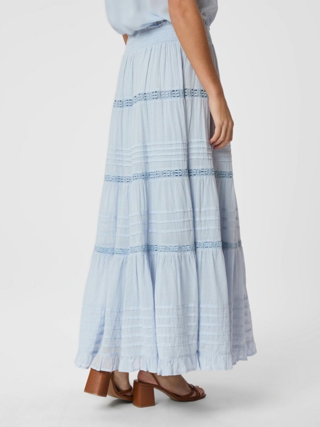Neo Noir Felicia S volle skirt 145 Light blue