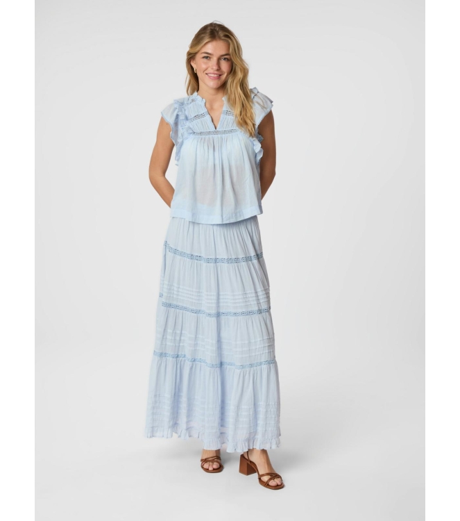 Neo Noir Felicia S volle skirt 145 Light blue