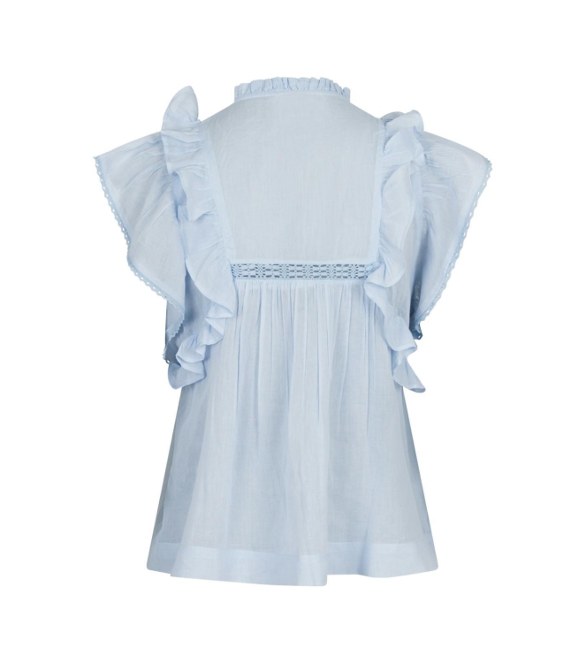 Neo Noir Jayla S voile top 145 Light blue