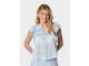 Neo Noir Jayla S voile top 145 Light blue
