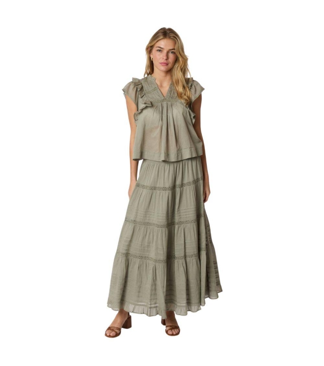 Neo Noir Jayla S voile top 627 Smoke green