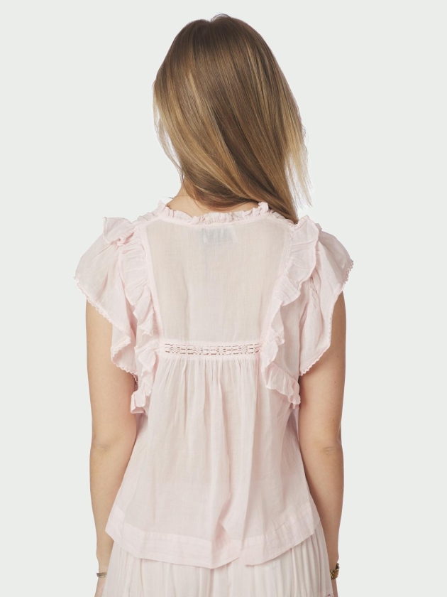 Neo Noir Jayla S voile top 754 Light pink
