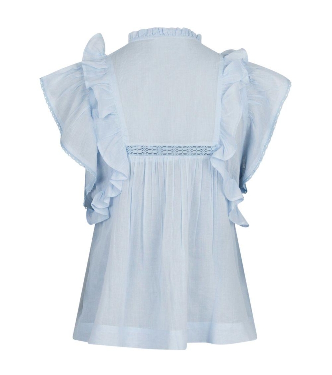 Neo Noir Jayla S voile top Light blue