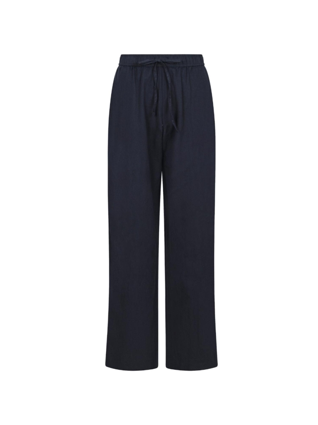 Neo Noir Sonar linen pants 141 Navy