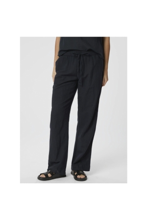 Neo Noir Sonar linen pants 141 Navy