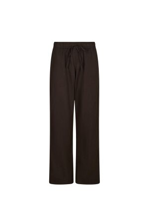 Neo Noir Sonar linen pants 676 Dark brown