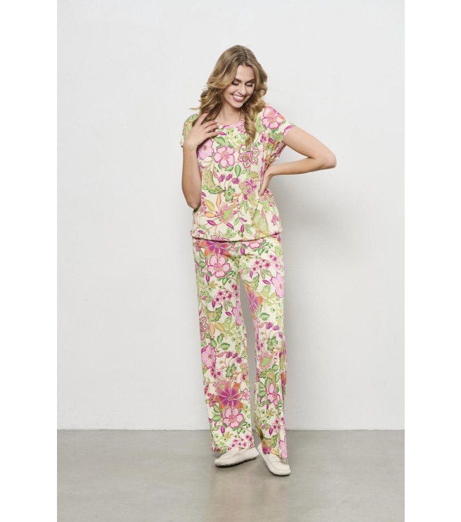 Co Woman LIEKE FLOWER 52085 s-bright pink multi