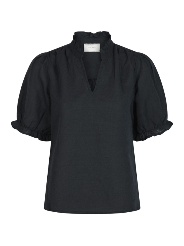 Neo Noir Odesa linen blouse 141 Navy