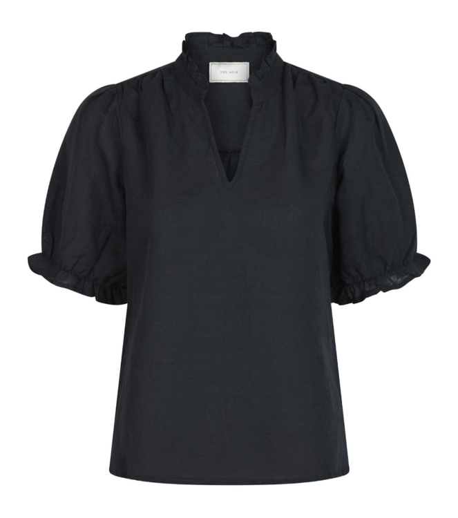 Neo Noir Odesa linen blouse 141 Navy