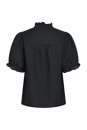 Neo Noir Odesa linen blouse 141 Navy