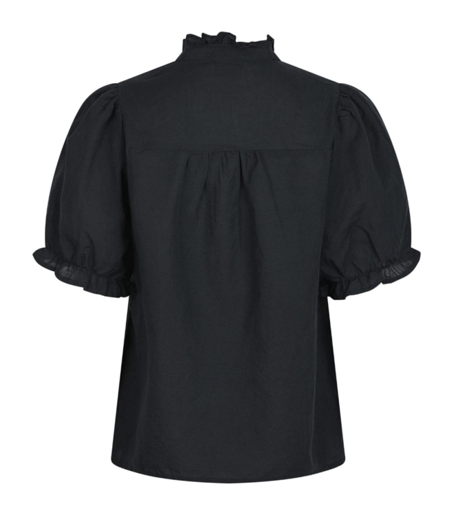 Neo Noir Odesa linen blouse 141 Navy