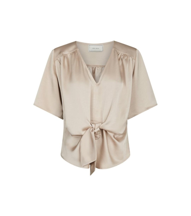 Neo Noir Casadia heavyy sateen blouse 720 Champagne