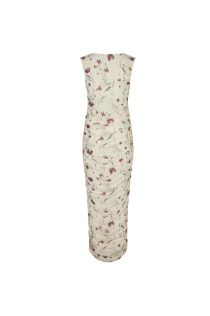 Neo Noir Corilina artist mesh dress 122 Creme