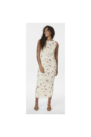 Neo Noir Corilina artist mesh dress 122 Creme