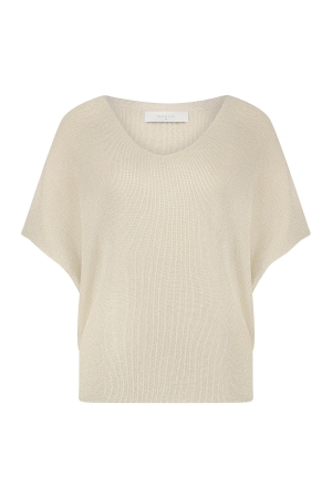 NUKUS Dina Top Lurex 17 off white
