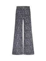 Studio Anneloes XX Pilar leaves trousers 9011 black/off white