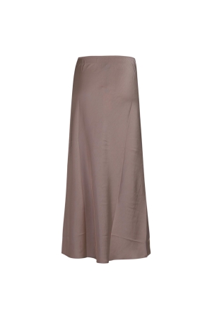 Neo Noir Vicky heavy sateen skirt 720 Champagne