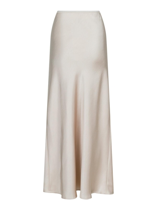 Neo Noir Vicky heavy sateen skirt 720 Champagne
