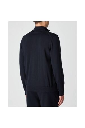 Maerz Pullover Stehkragen Zip 1/1 Arm 399 Navy