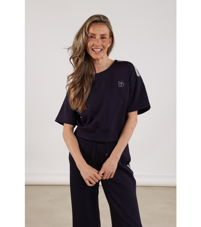 NUKUS Lotte Pullover Scuba Tape (TT) 70 navy