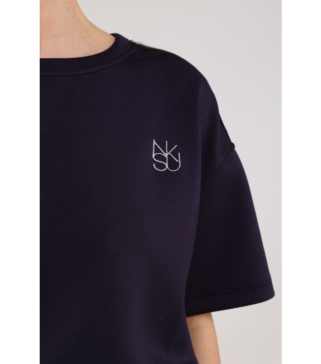 NUKUS Lotte Pullover Scuba Tape (TT) 70 navy