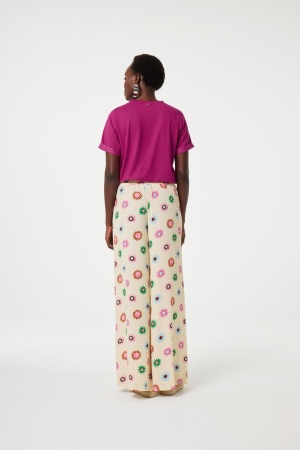 Fabienne Chapot Palapa Trousers 0136 Warm White/Pink Drea