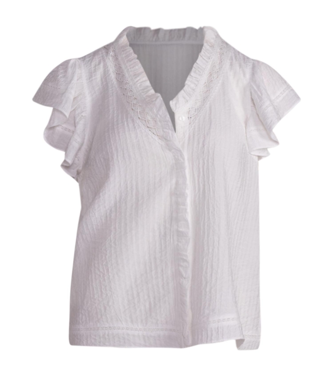 Co Couture AlisaCC Lace top 11 Off white