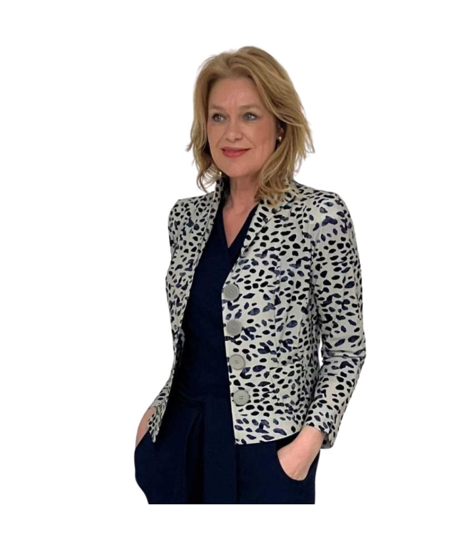 Moq Blazer 361/342 Zwart/Zand