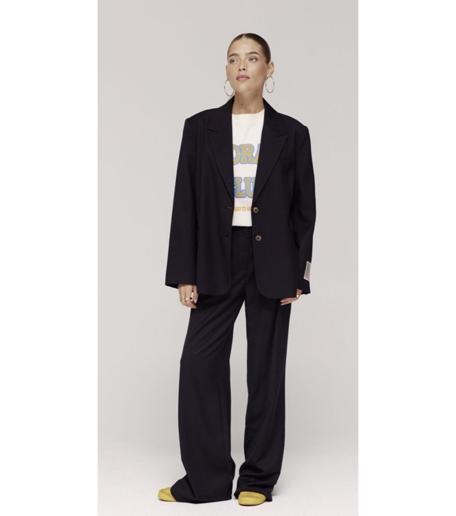 Harper and Yve FREDERIQUE-PA 1264 stripe black vintage blue
