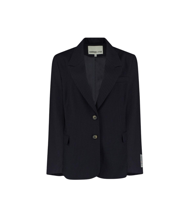 Harper and Yve ANNA-BL 1264 stripe black vintage blue