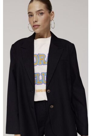 Harper and Yve ANNA-BL 1264 stripe black vintage blue