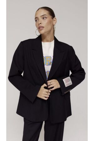 Harper and Yve ANNA-BL 1264 stripe black vintage blue
