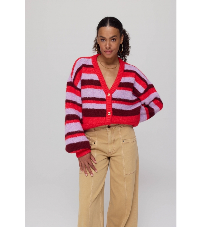 Harper and Yve NOOR-CA 1263 stripe multi  lila love