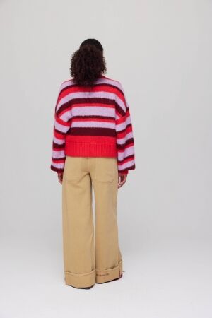 Harper and Yve NOOR-CA 1263 stripe multi  lila love
