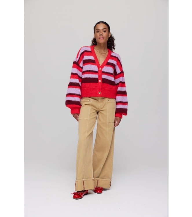 Harper and Yve NOOR-CA 1263 stripe multi  lila love