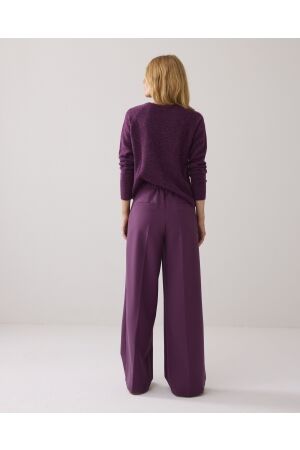 Summum Woman Trousers Foam uni 324 Wineberry