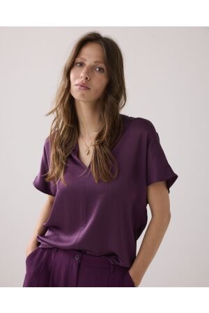 Summum Woman Top sleeveless Silky touch 324 Wineberry
