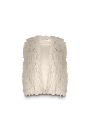 Summum Woman Gilet Faux fur 122 Ivory