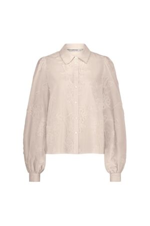 Summum Woman Blouse Tape pattern voile 122 Ivory