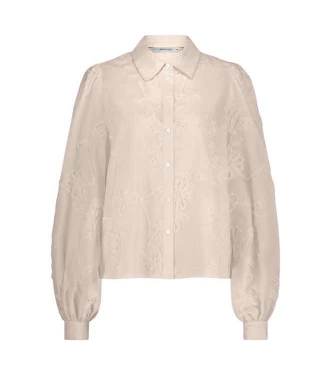 Summum Woman Blouse Tape pattern voile 122 Ivory