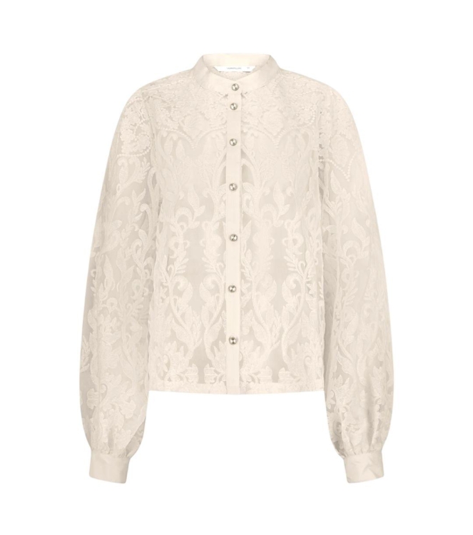 Summum Woman Blouse Flowerlace 122 Ivory