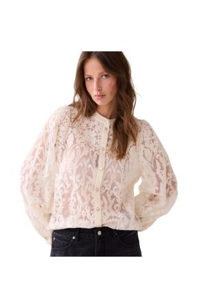 Summum Woman Blouse Flowerlace 122 Ivory