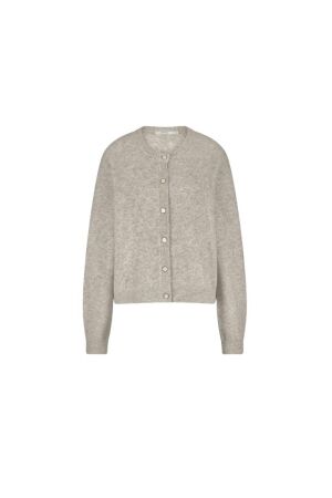 Summum Woman Cardigan wool elastane blend knit 809 Ash