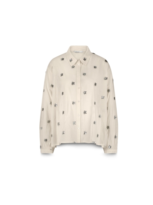 Summum Woman Blouse Scattered embro 122 Ivory