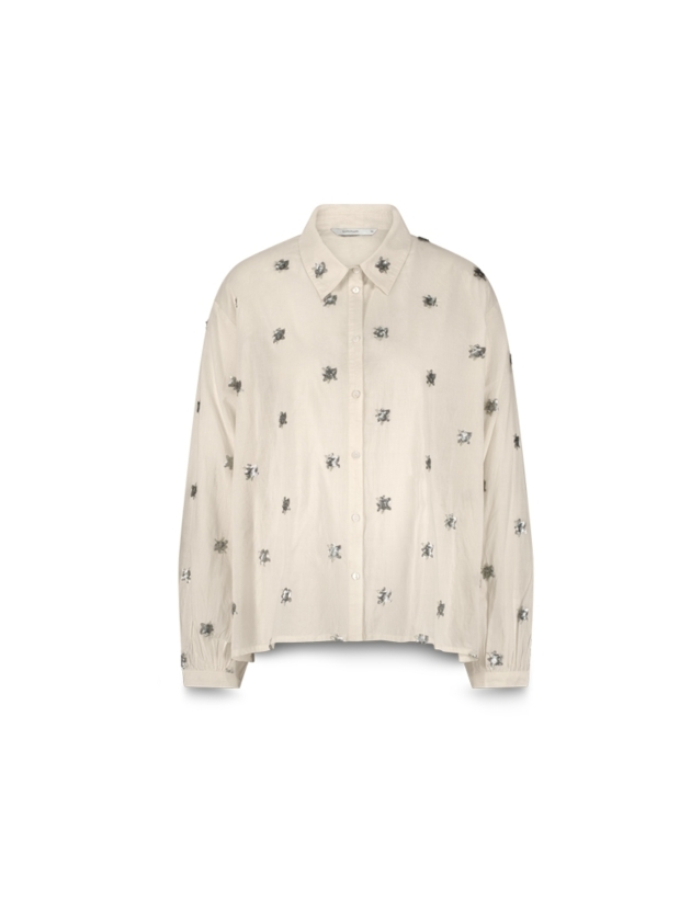 Summum Woman Blouse Scattered embro 122 Ivory
