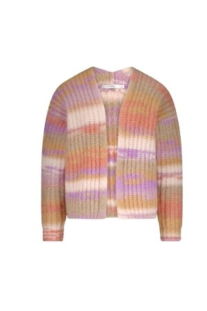 Summum Woman Cardigan cushy wool blend knit 120 Multicolour