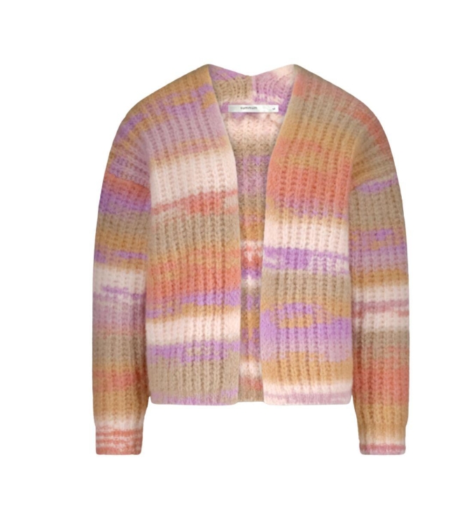 Summum Woman Cardigan cushy wool blend knit 120 Multicolour