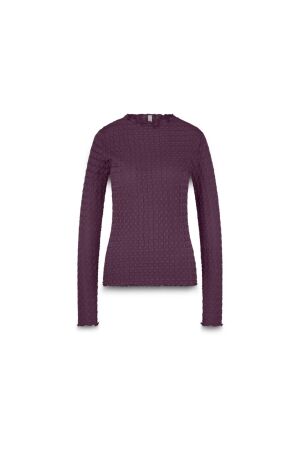 Summum Woman Top Structure jersey 324 Wineberry